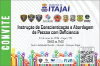 Municpio de Itaja formar agentes de segurana para abordagem de pessoas com deficincia