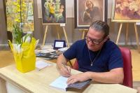 Artista plstico de Itaja participar de exposio coletiva na Frana