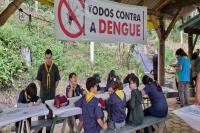 Grupo de escoteiros de Itaja promove projeto contra a dengue